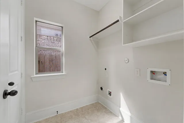 a view of an empty room