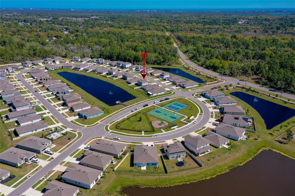 3986 Willowbrook Drive Edgewater, FL 32141 - Photo 47 of 57 an aerial view of a house