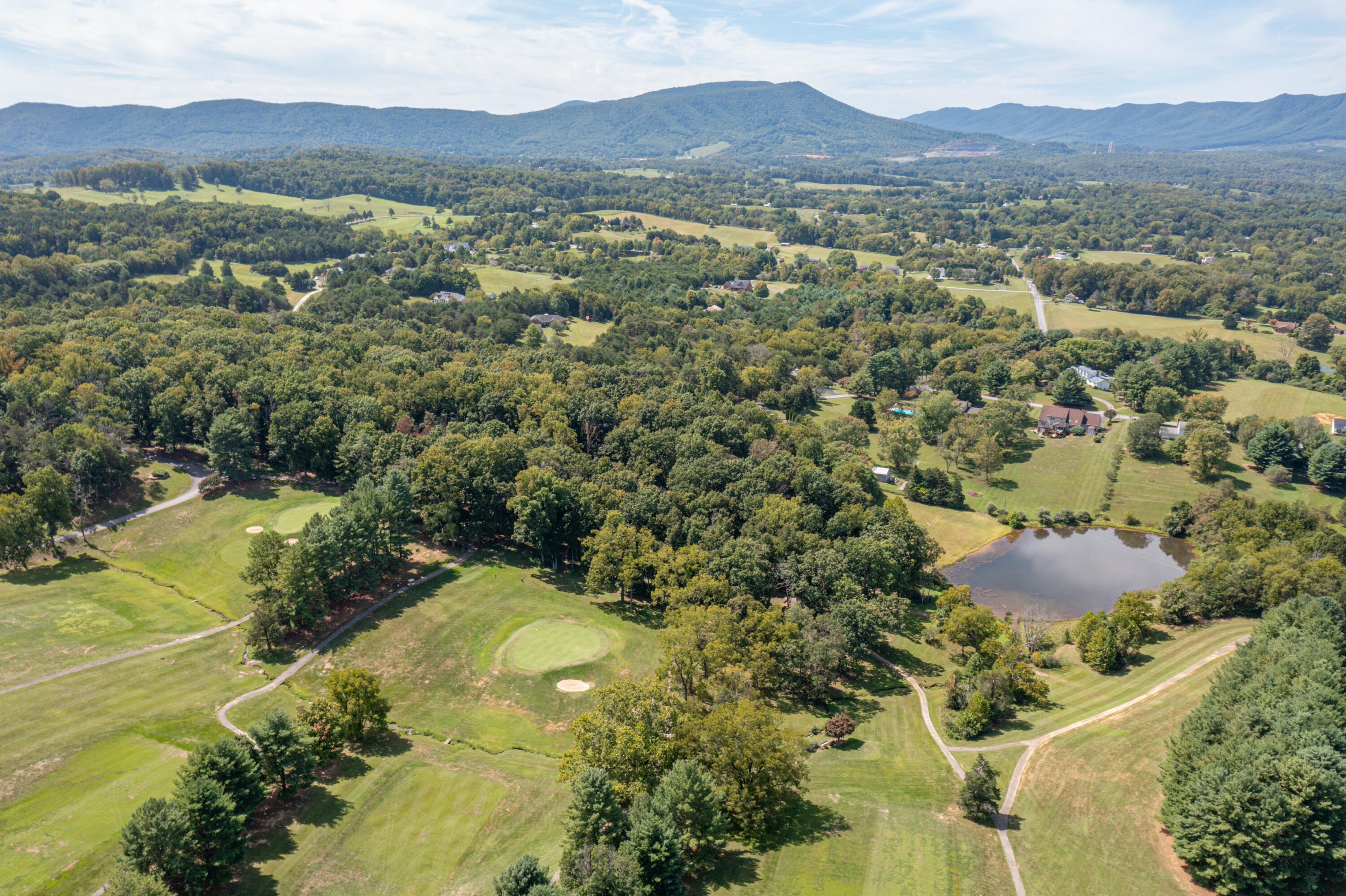 0 Country Club Road Troutville, VA 24175 - Photo 5 of 18 a view of a town with mountains in the background