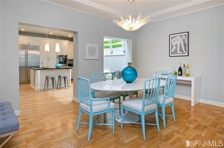 76 Rossi San Francisco, CA 94118 - Photo 3 of 30 Formal dining room with views into the eat-in kitchen.