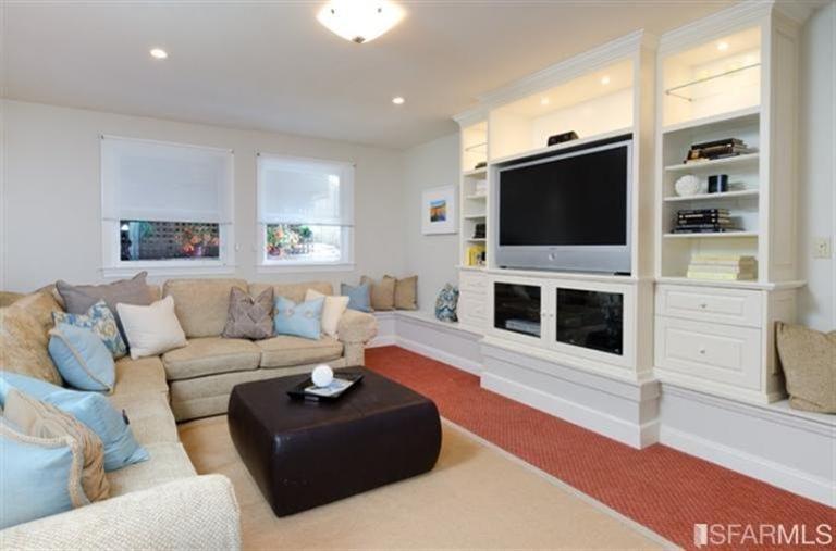 76 Rossi San Francisco, CA 94118 - Photo 28 of 30 Spacious family room with built-in entertainment center.