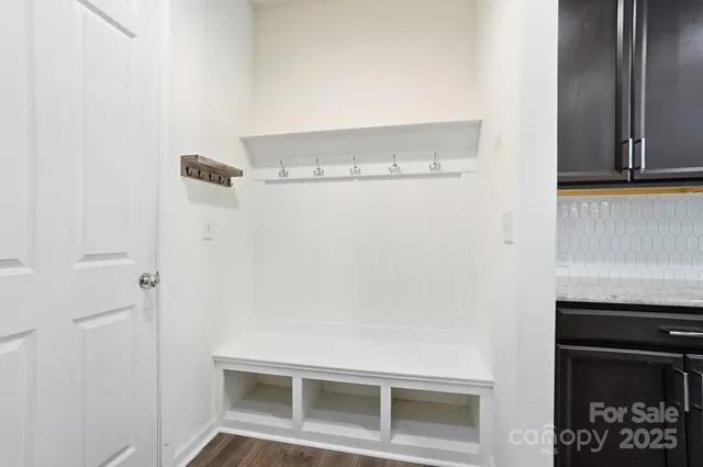 a room with storage and utility