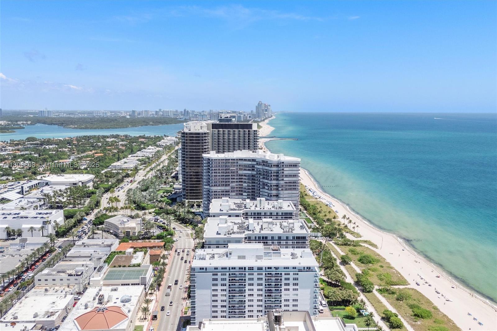 9511 Collins Avenue, Unit 1002 Surfside, FL 33154 - Photo 25 of 27 a view of a city with tall buildings