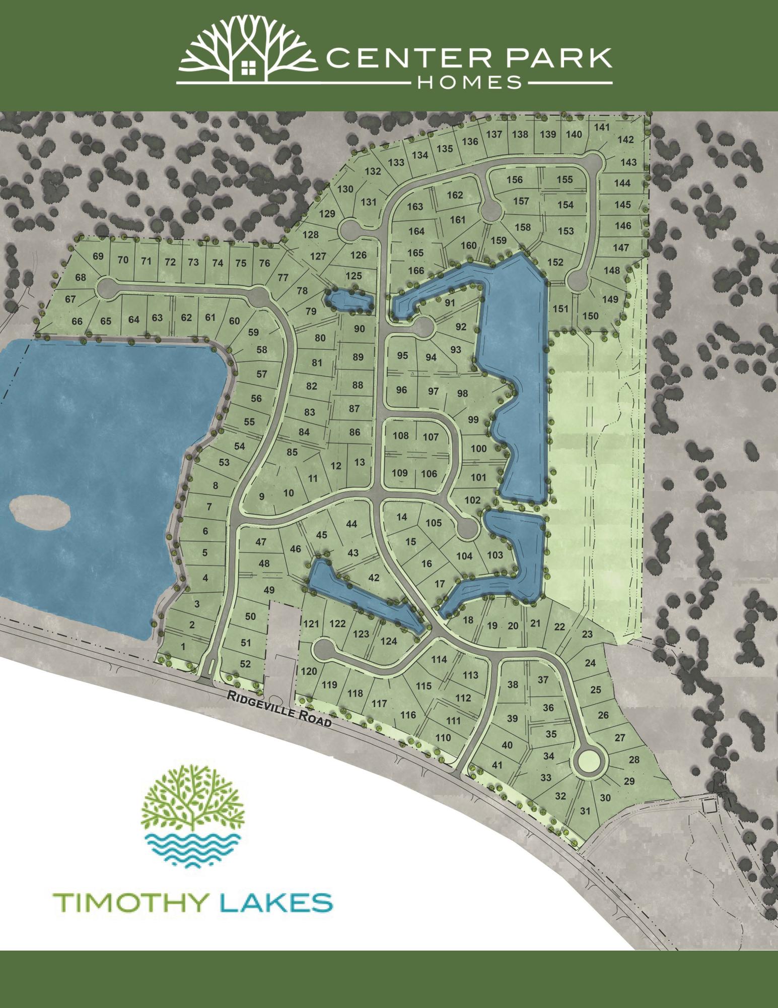Timothy Lakes Site Map