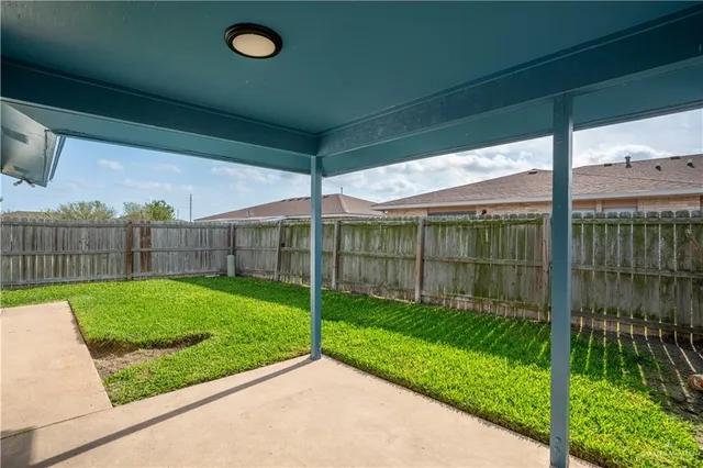 a house view with a garden space