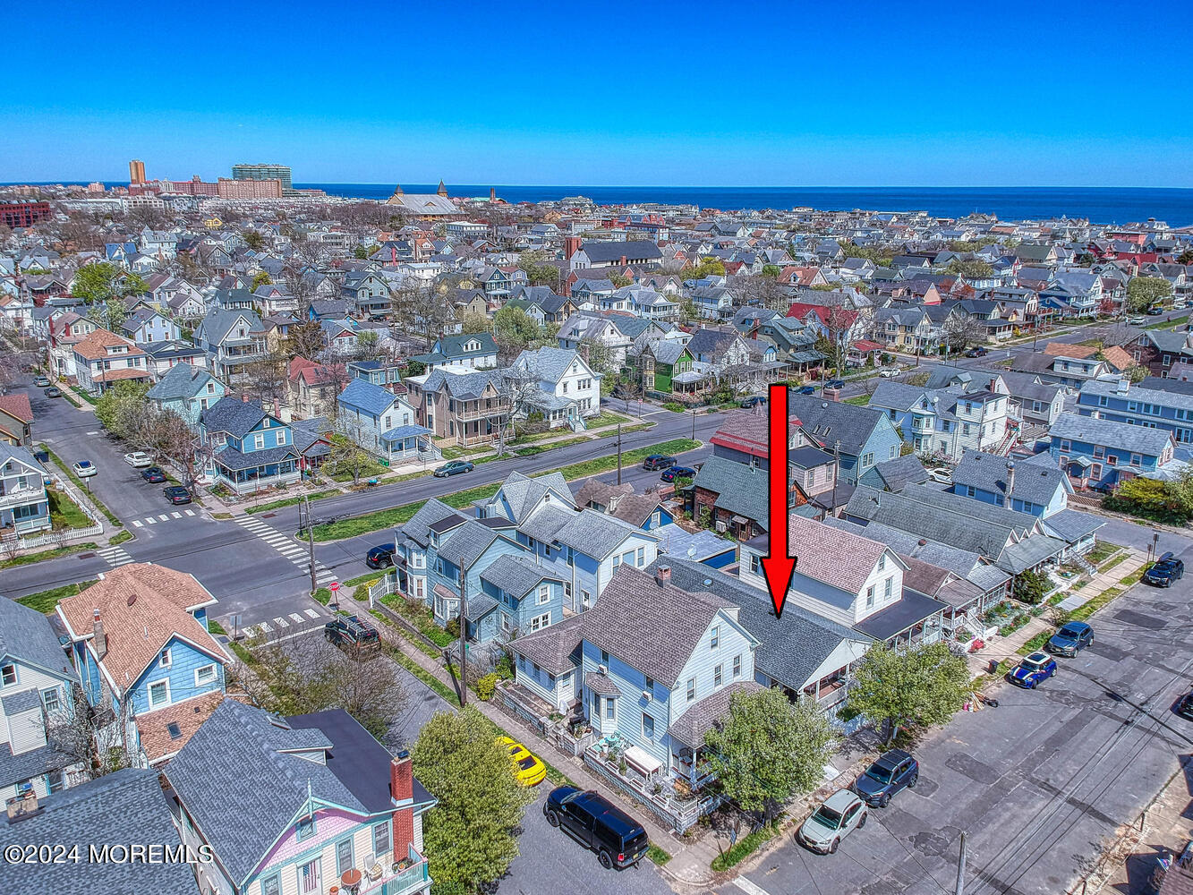 111 Cookman Avenue Ocean Grove, NJ 07756 - Photo 2 of 8 an aerial view of a city