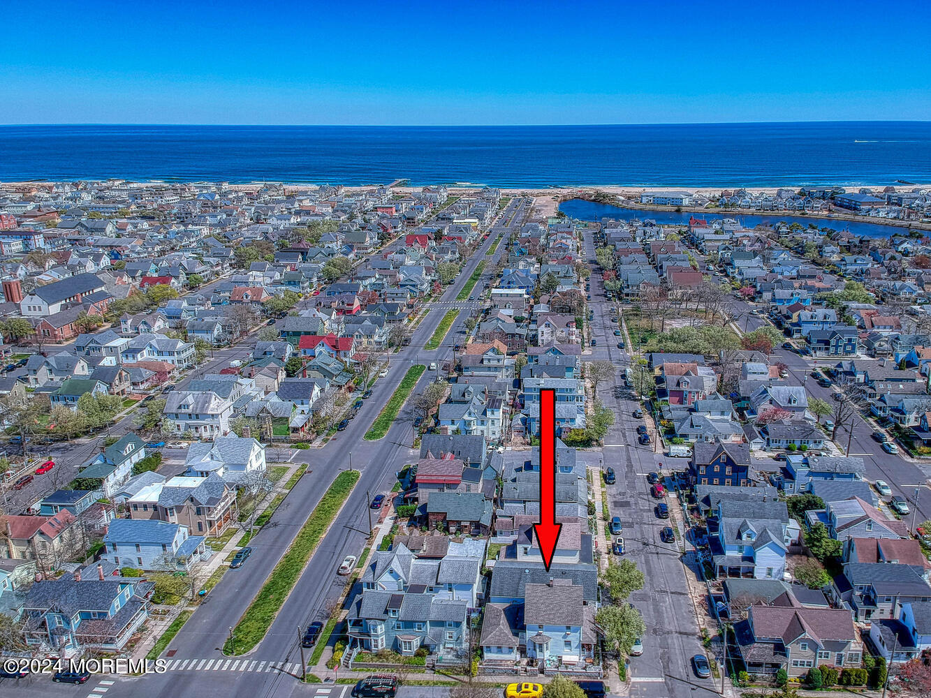 111 Cookman Avenue Ocean Grove, NJ 07756 - Photo 4 of 8 an aerial view of a city