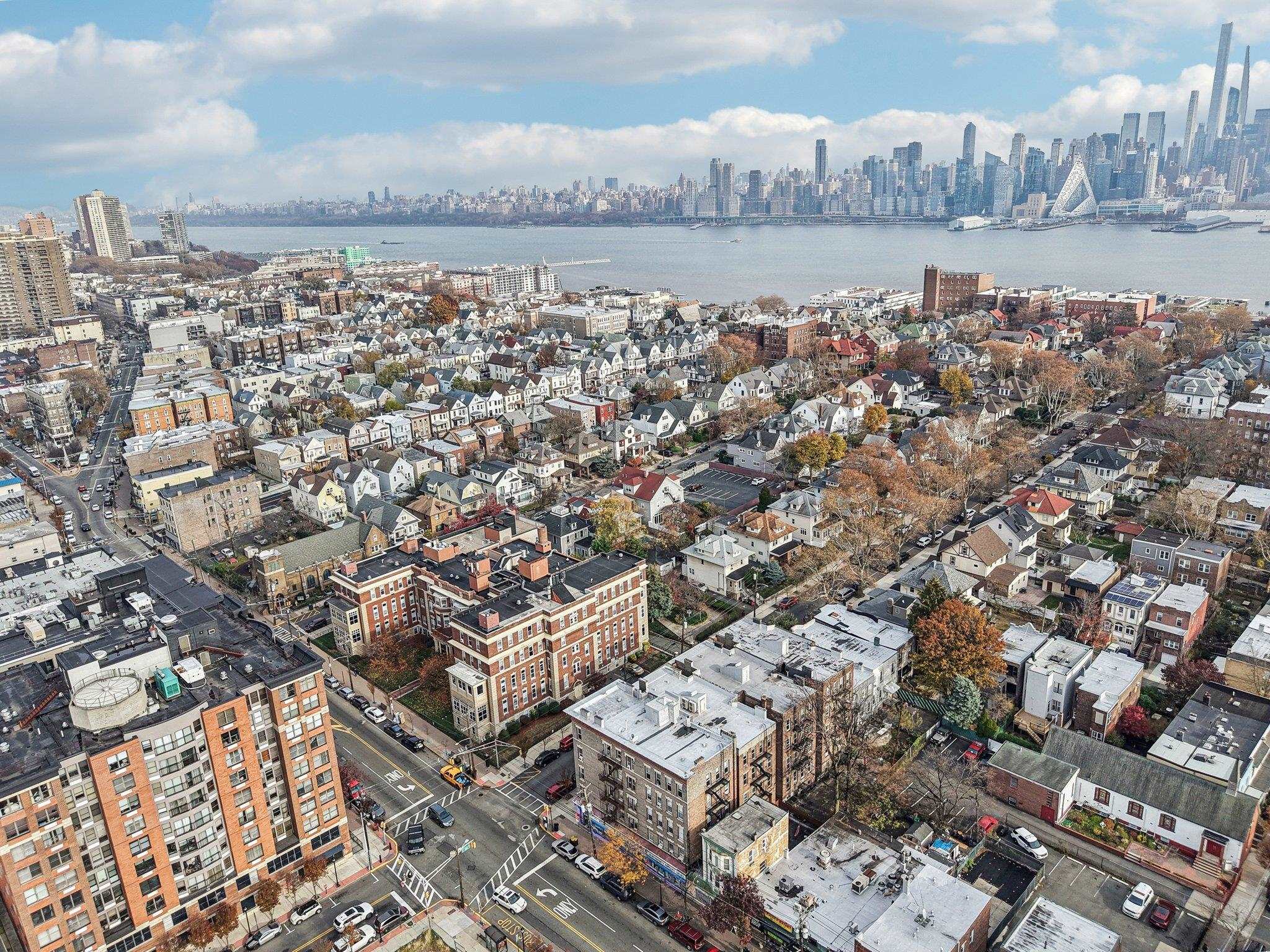 97 Clifton Terrace, Unit 6 Weehawken, NJ 07086 - Photo 29 of 36 an aerial view of a city