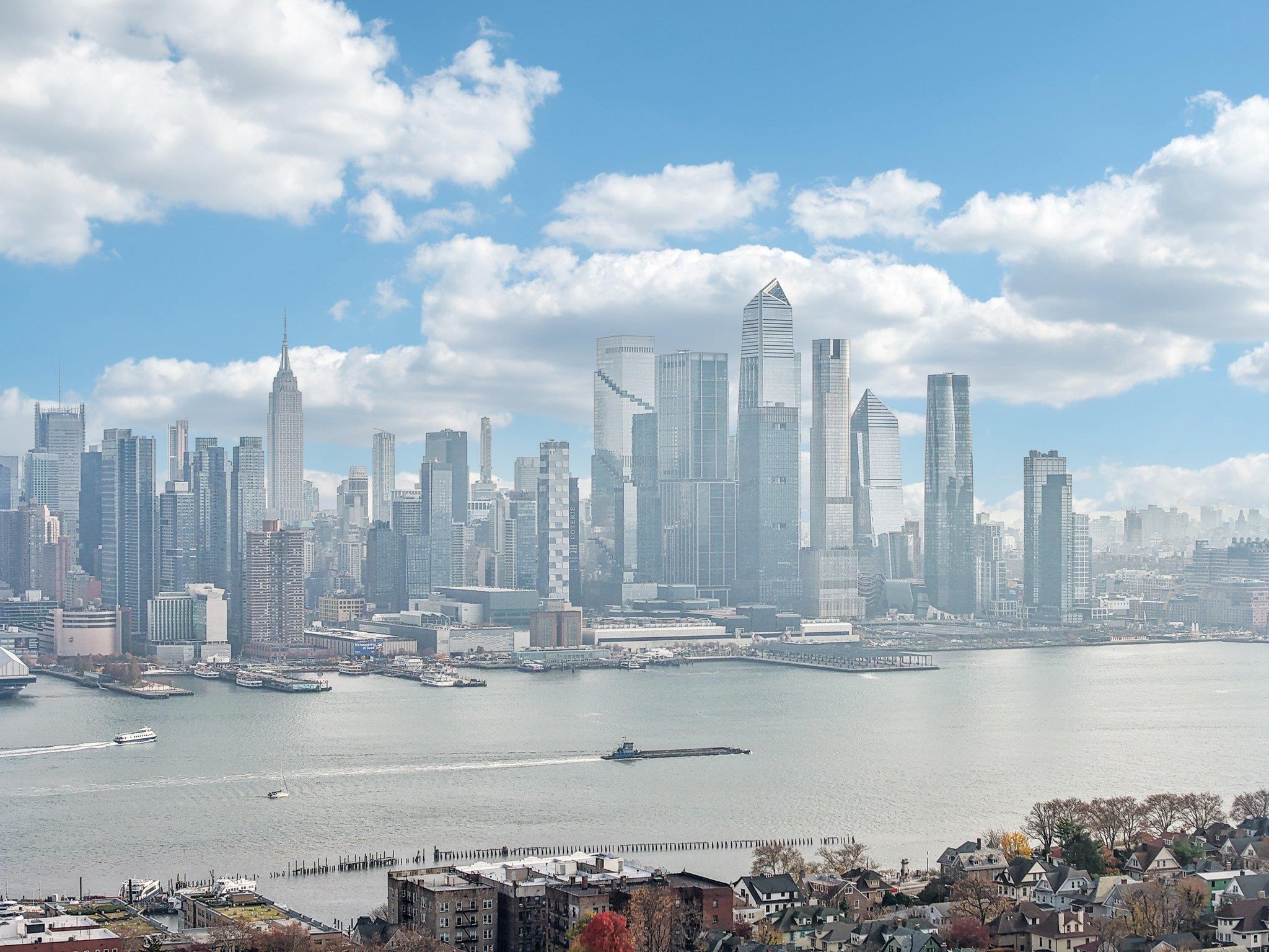 97 Clifton Terrace, Unit 6 Weehawken, NJ 07086 - Photo 31 of 36 a view of a city with lot of high rise buildings