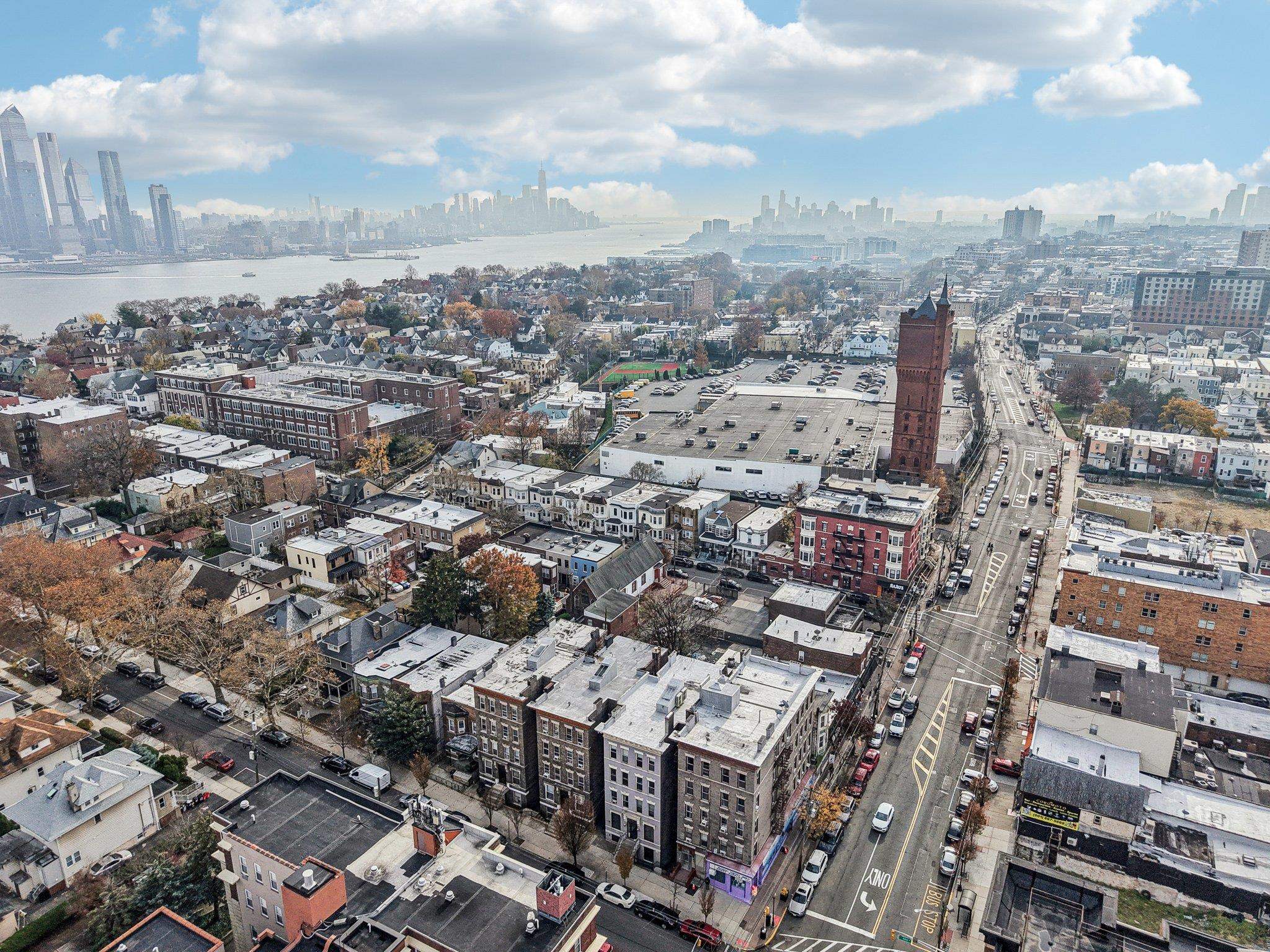 97 Clifton Terrace, Unit 6 Weehawken, NJ 07086 - Photo 33 of 36 an aerial view of a city