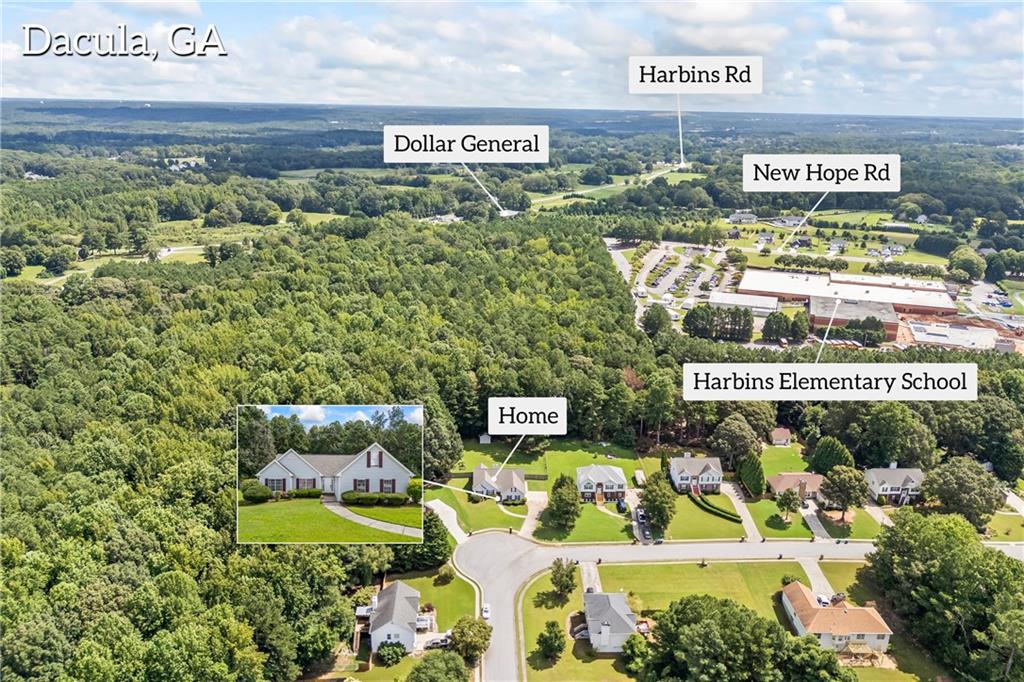 2630 Track Way Dacula, GA 30019 - Photo 27 of 27 a view of outdoor space with signage and flags