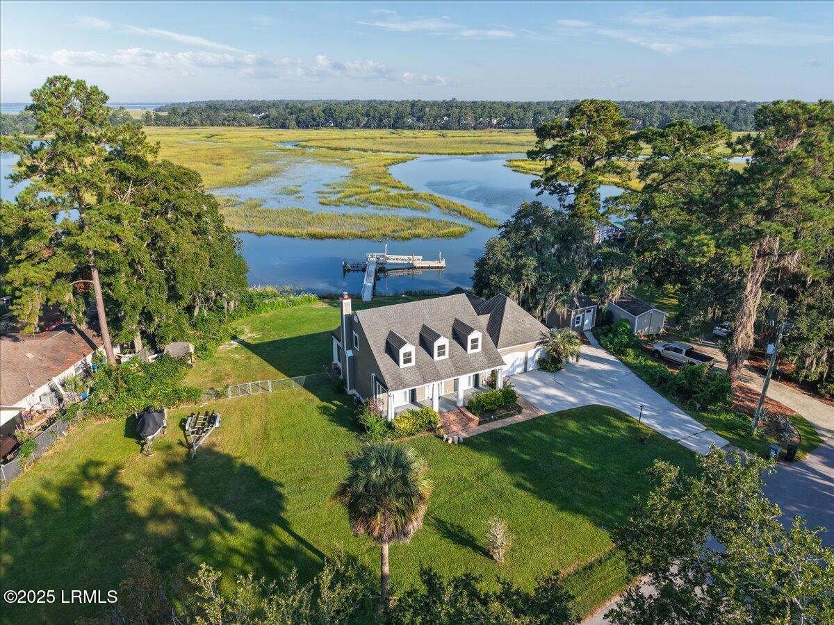 6086 Vaux Road Beaufort, SC 29906 - Photo 41 of 51 41-Aerial 6086 Vaux Rd