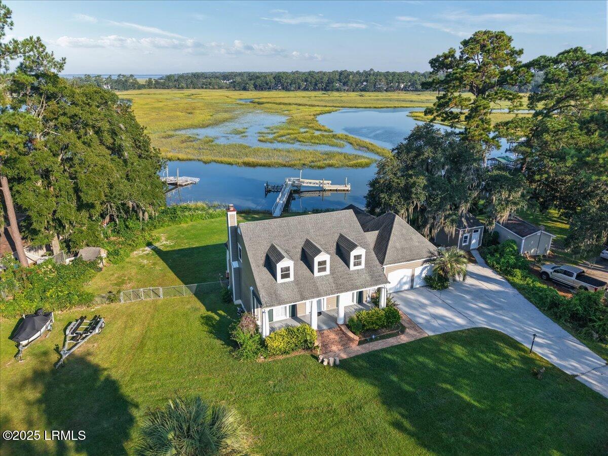 6086 Vaux Road Beaufort, SC 29906 - Photo 42 of 51 42-Aerial 6086 Vaux Rd