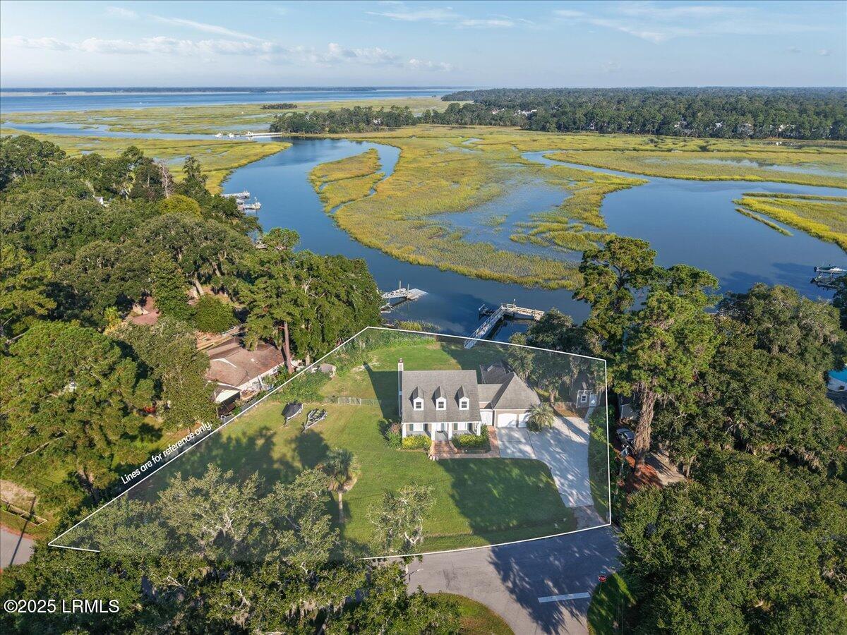 6086 Vaux Road Beaufort, SC 29906 - Photo 44 of 51 44-Aerial 6086 Vaux Rd