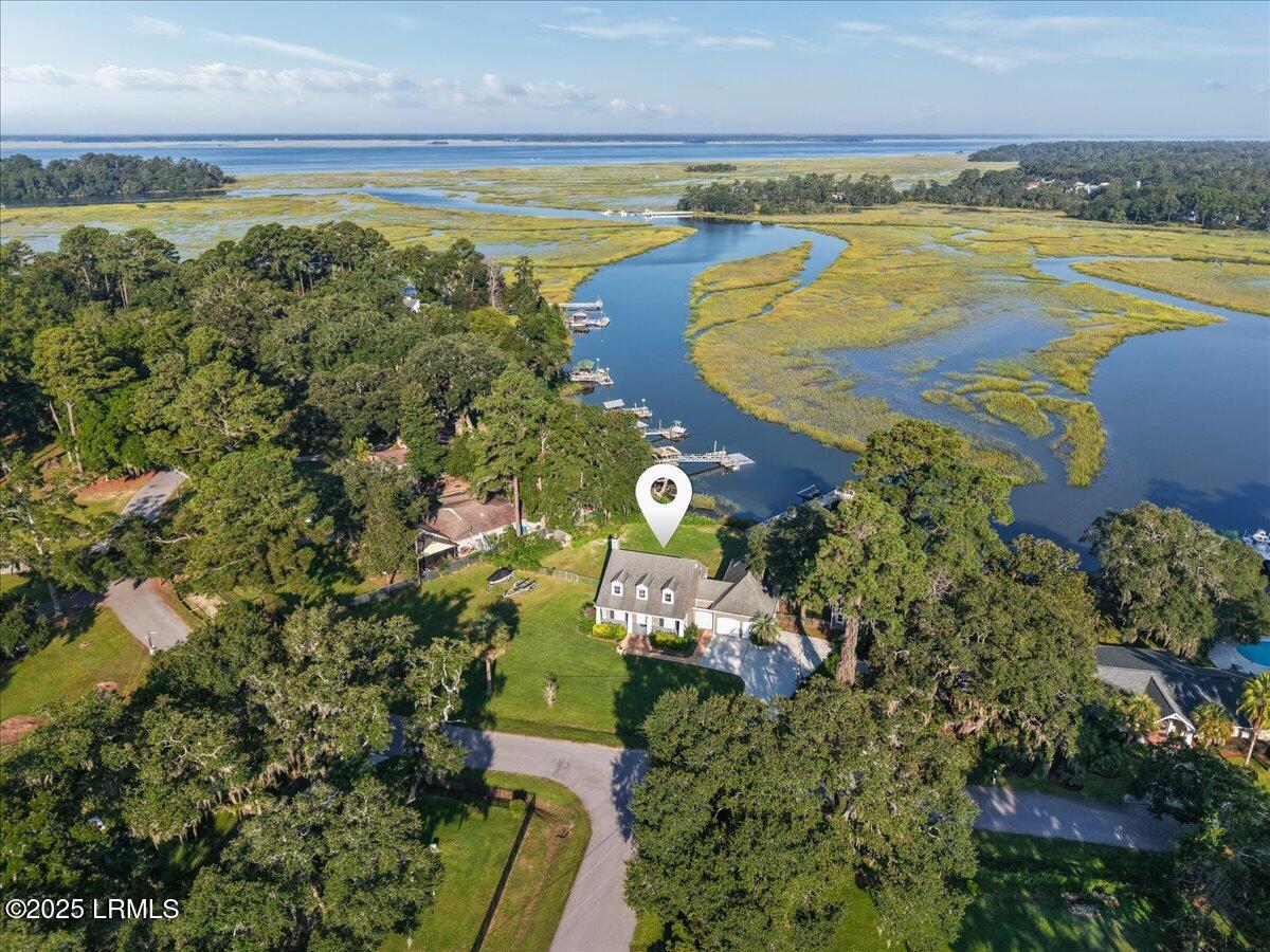 6086 Vaux Road Beaufort, SC 29906 - Photo 45 of 51 45-Aerial 6086 Vaux Rd