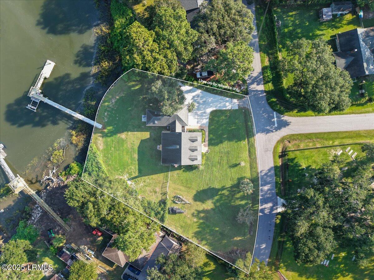 6086 Vaux Road Beaufort, SC 29906 - Photo 46 of 51 46-Aerial 6086 Vaux Rd