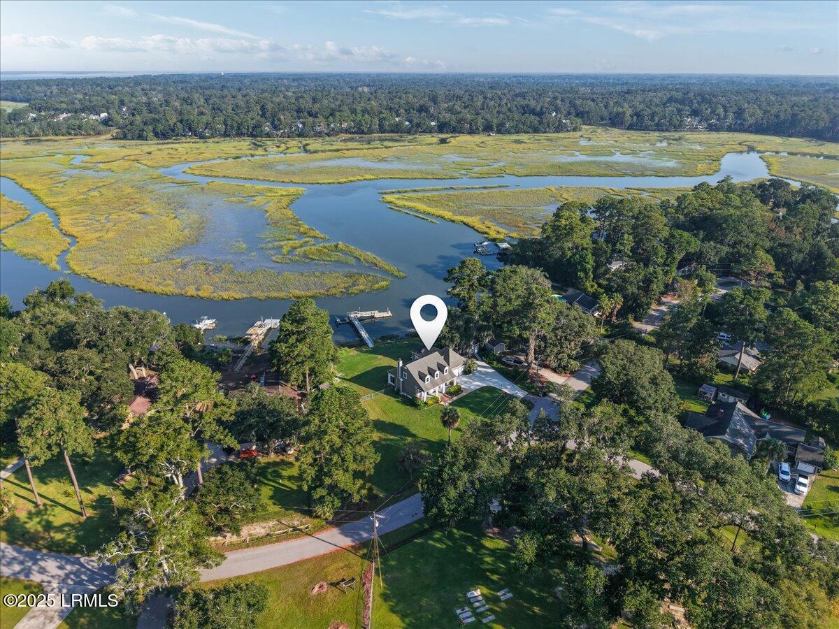 6086 Vaux Road Beaufort, SC 29906 - Photo 47 of 51 47-Aerial 6086 Vaux Rd