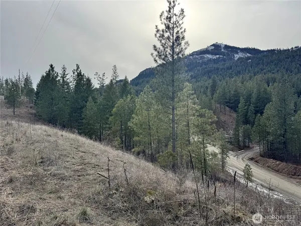 a view of a outdoor space with mountain view