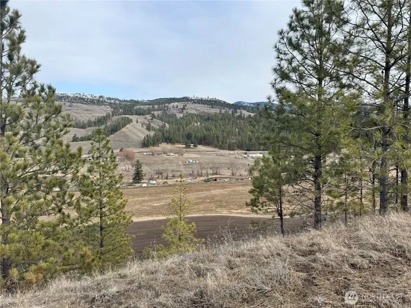 a view of a water with mountain view