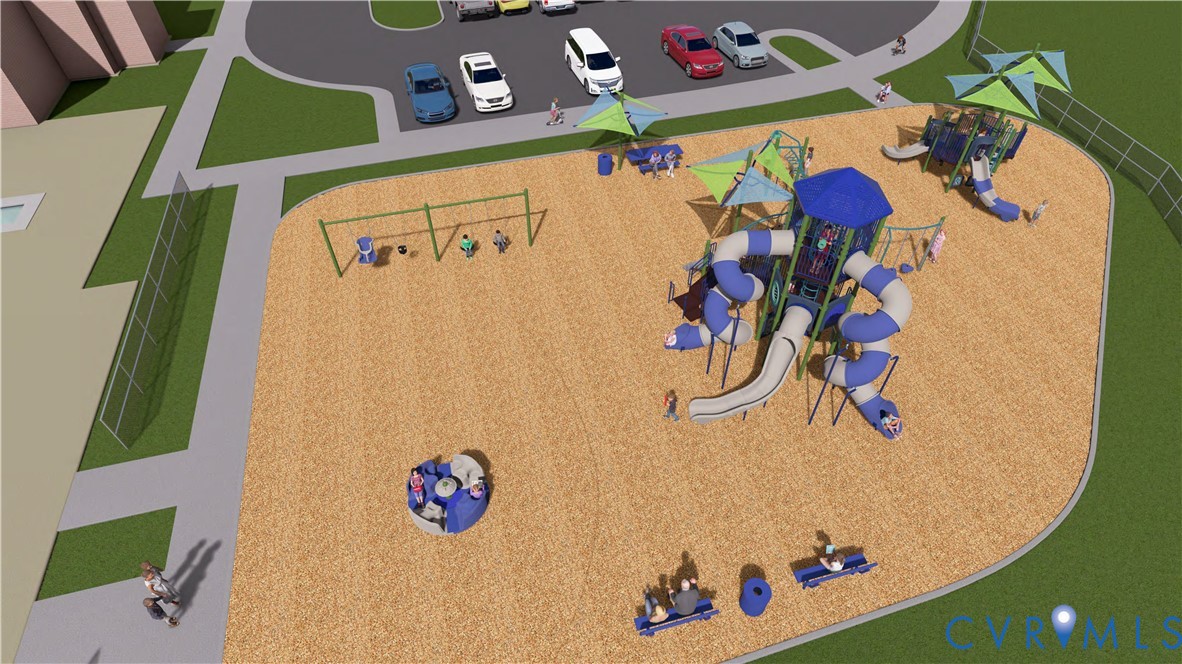 19025 Palisades Ridge Moseley, VA 23120 - Photo 38 of 41 an aerial view of a couch