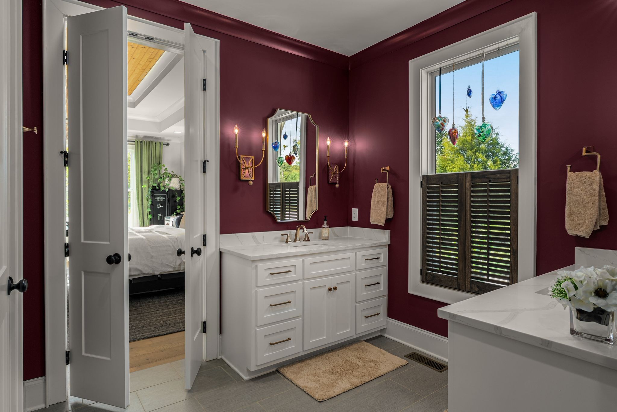 1780 Berea Church Road Lebanon, TN 37087 - Photo 27 of 62 a bathroom with a sink vanity and a mirror