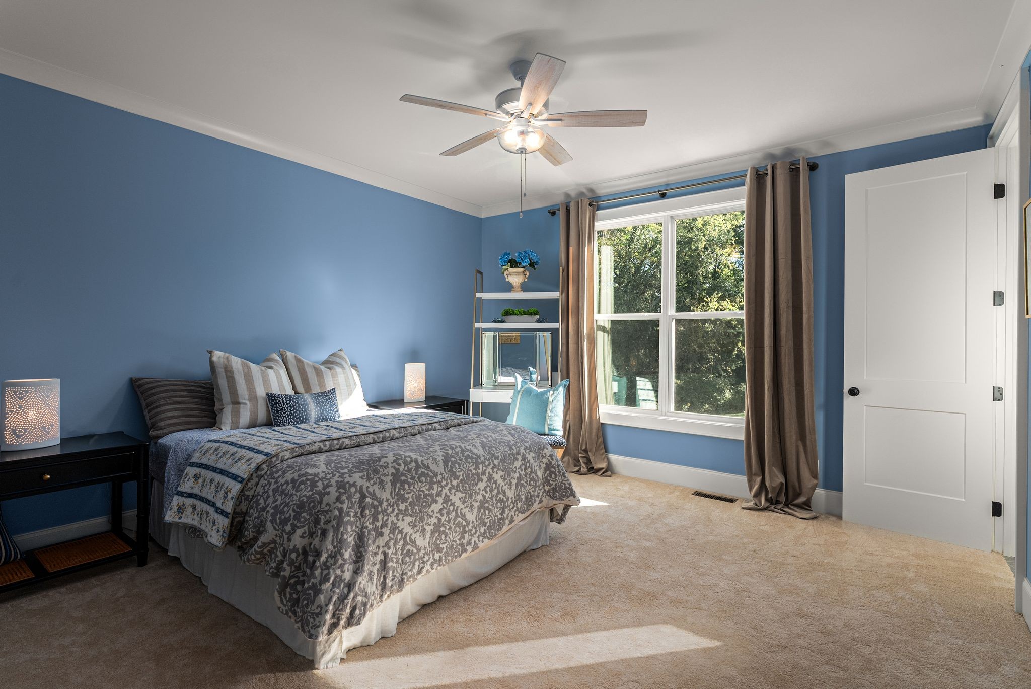 1780 Berea Church Road Lebanon, TN 37087 - Photo 33 of 62 a bedroom with a large bed and a large window