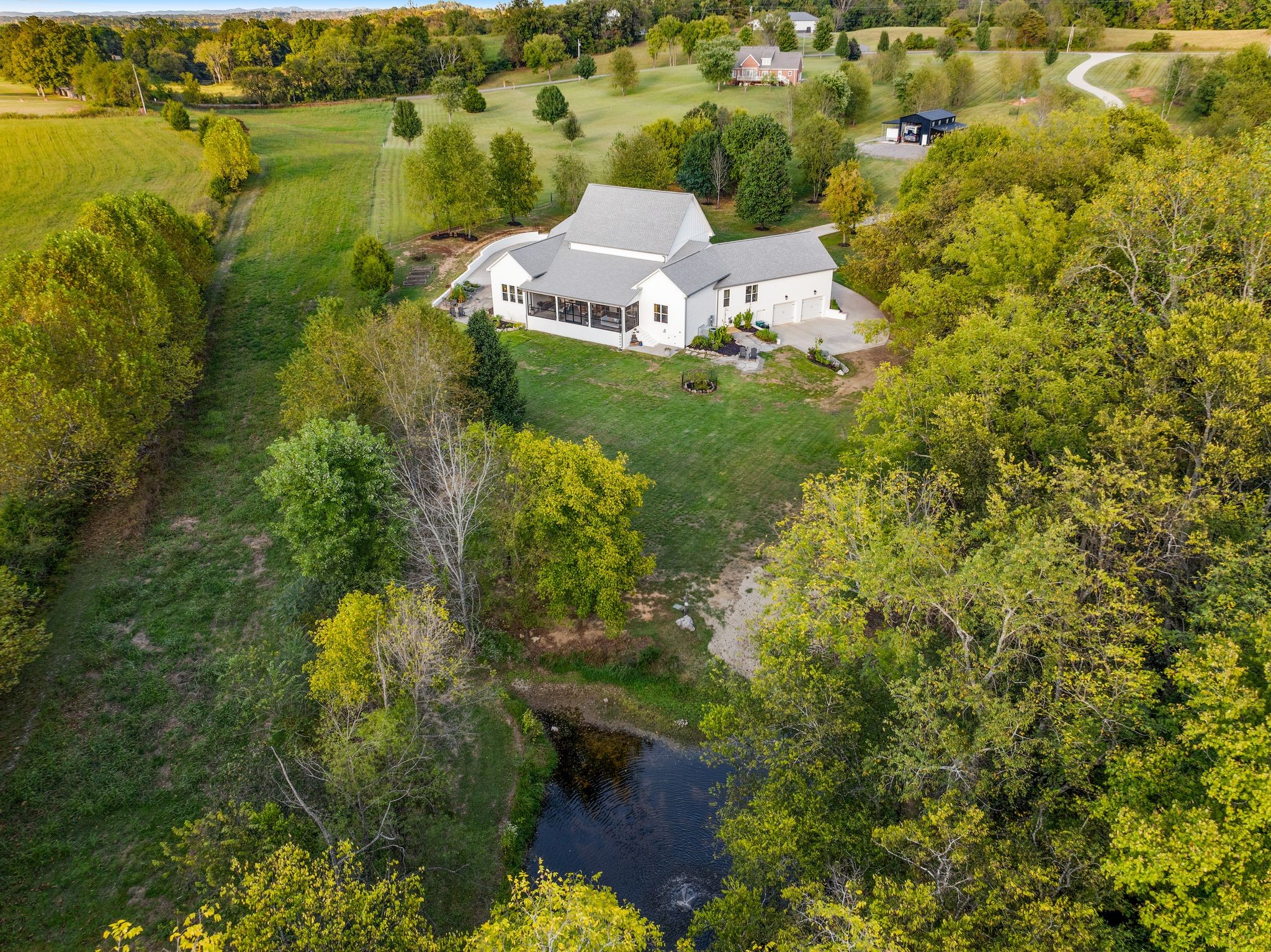 1780 Berea Church Road Lebanon, TN 37087 - Photo 60 of 62 an aerial view of residential house with outdoor space and trees all around
