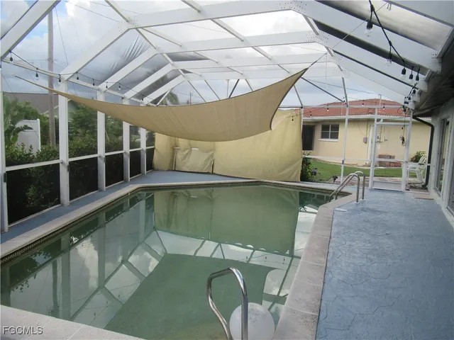 a view of a swimming pool