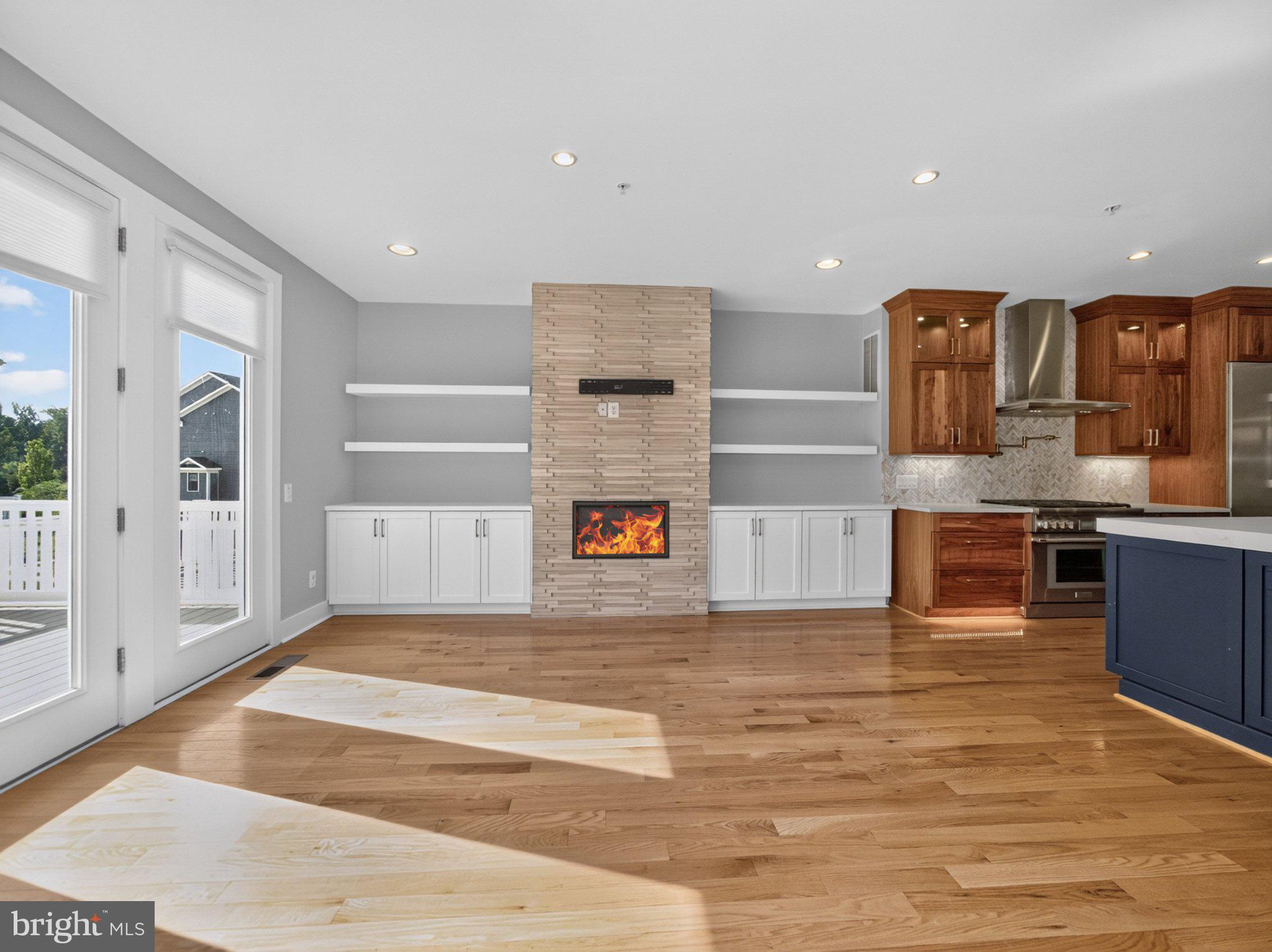 17217 Redland Road Rockville, MD 20855 - Photo 14 of 44 Fireplace perfectly placed for multiple uses