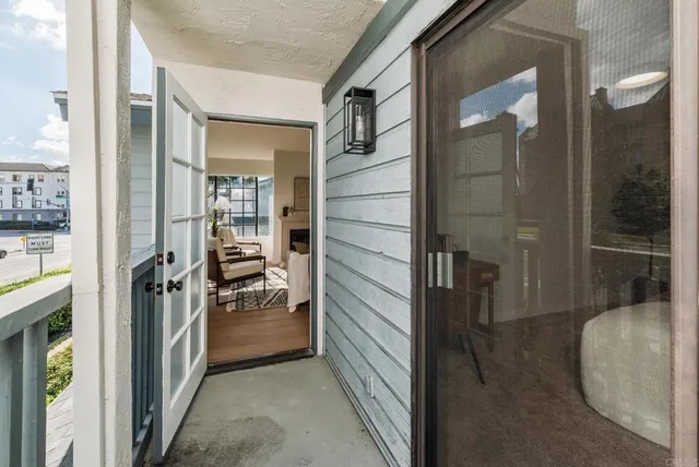 a view of a walk in closet