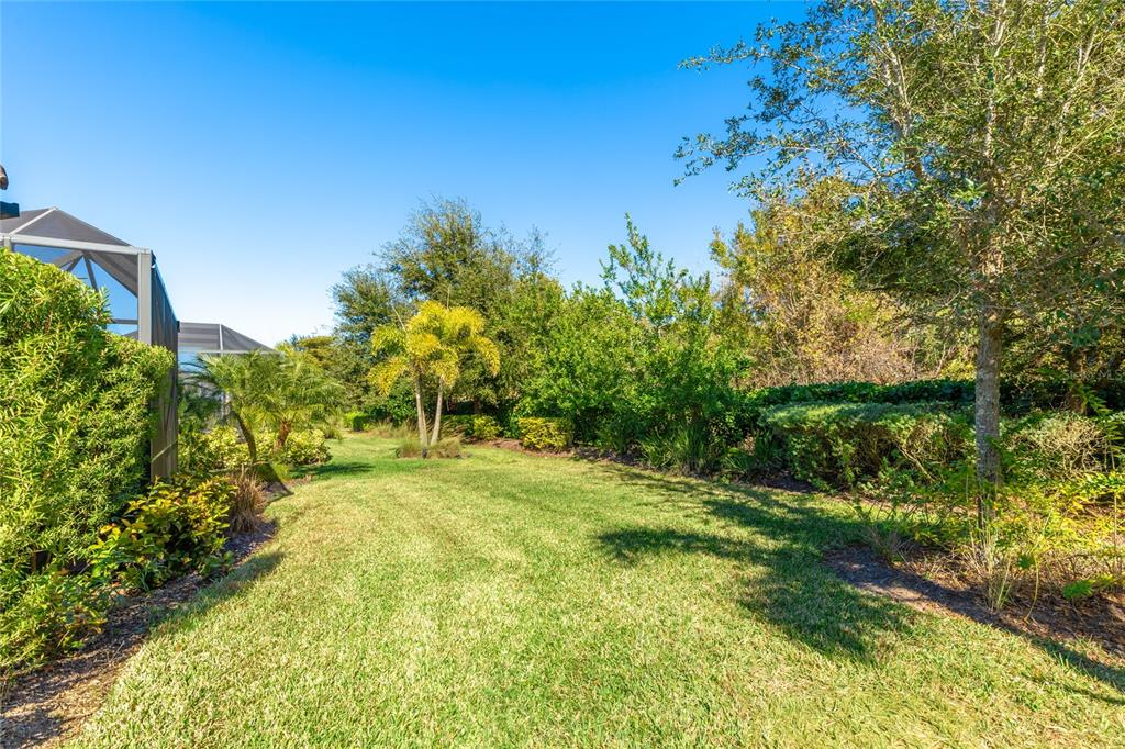 5804 Semolino Street Nokomis, FL 34275 - Photo 26 of 53 a yard with trees in the background