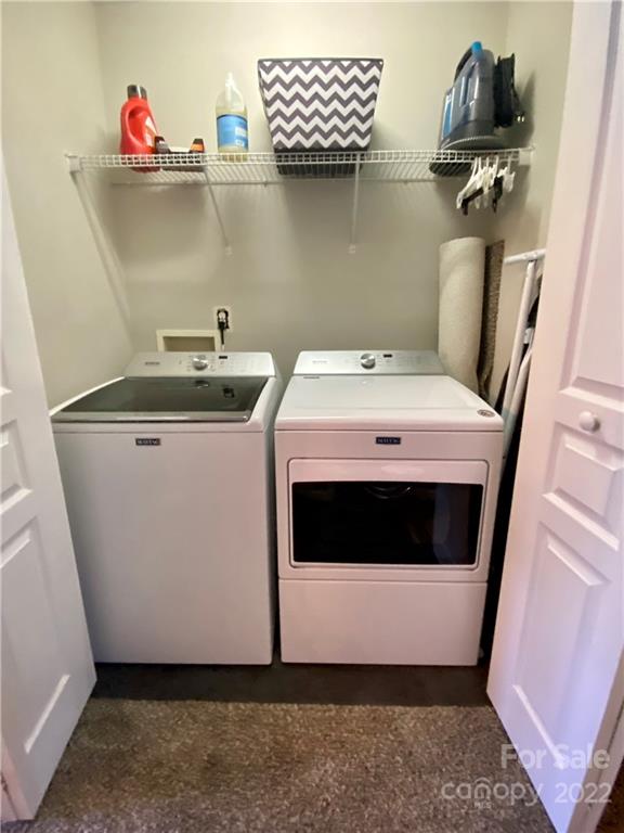 514 Bent Leaf Court, Unit 11 Fort Mill, SC 29708 - Photo 16 of 22 a utility room with dryer and washer