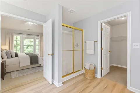 a view of a street sign on the side of the road