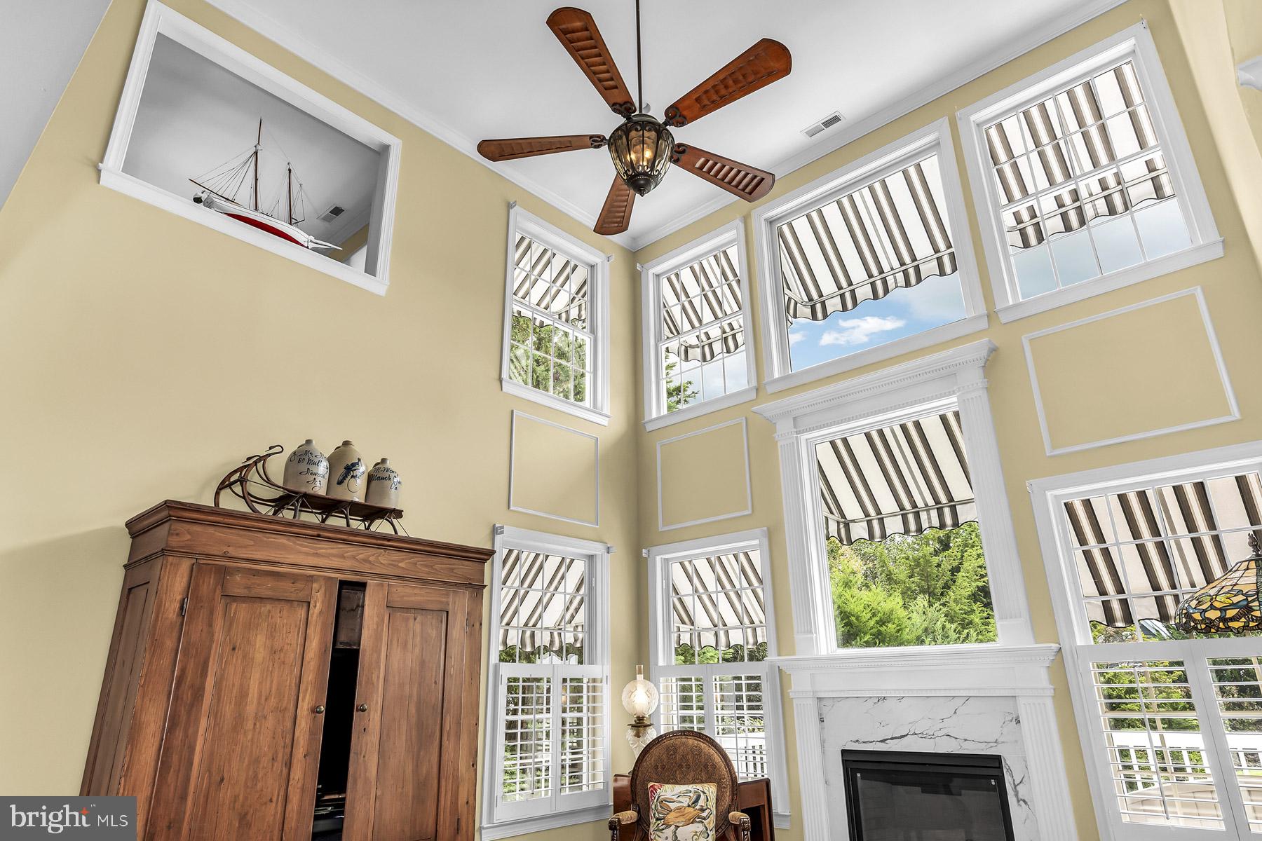 21477 Island Club Road Tilghman, MD 21671 - Photo 15 of 48 Family Room - Two Story Ceiling