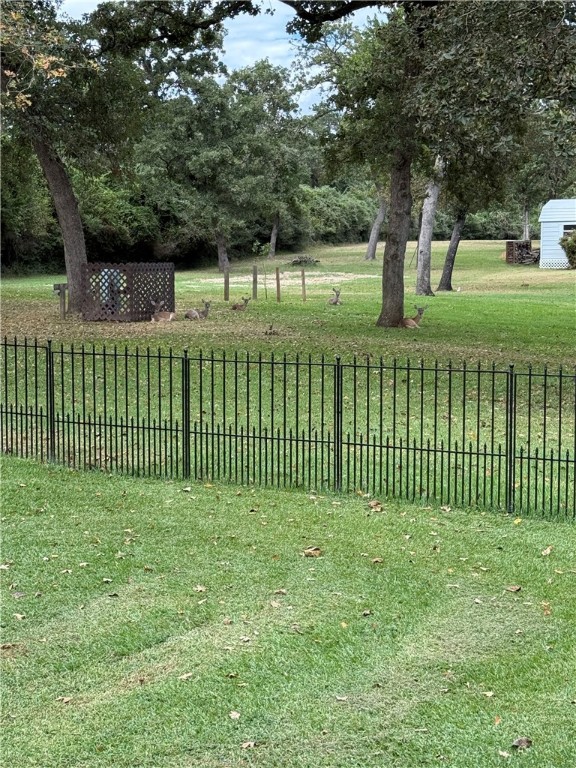 Tbd North Golfview Drive Normangee, TX 77871 - Photo 16 of 18 a view of a deck with a fence