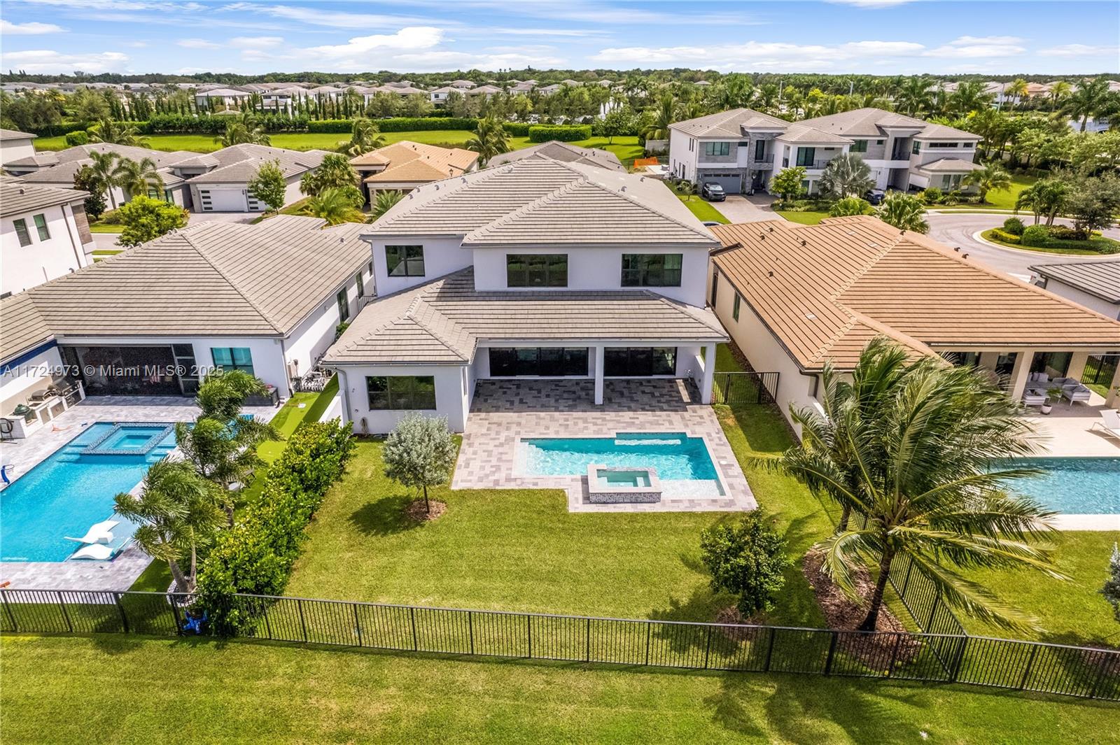 8853 New River Falls Road Boca Raton, FL 33496 - Photo 2 of 35 an aerial view of a house with a ocean view