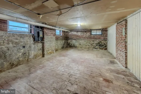 a view of storage and utility room