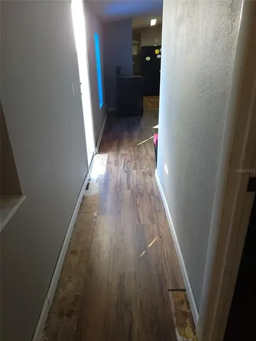 wooden floor in a gallery