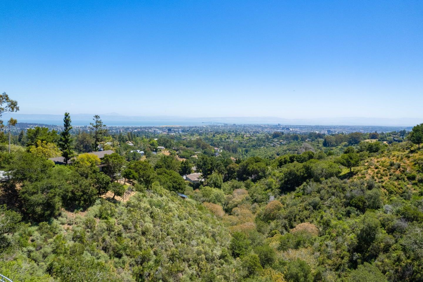1305 Southdown Road Hillsborough, CA 94010 - Photo 63 of 72 an aerial view of a city with lots of residential buildings