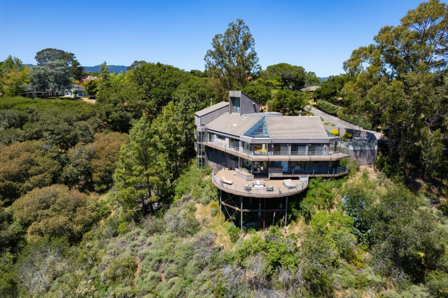 1305 Southdown Road Hillsborough, CA 94010 - Photo 72 of 72 a view of a house with a sink and garden view