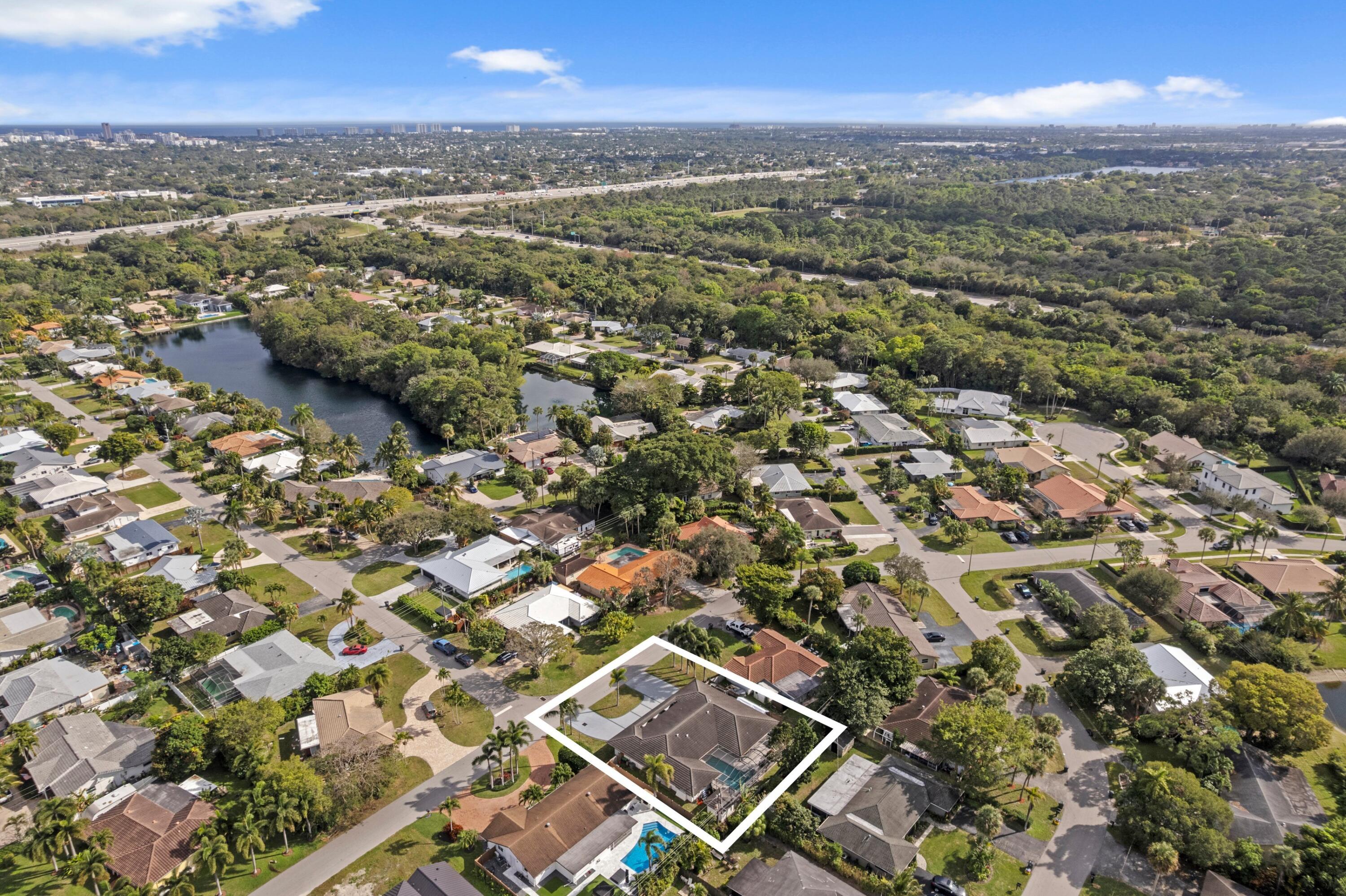 383 Denny Court Boca Raton, FL 33486 - Photo 30 of 43 Aerial Neighborhood View