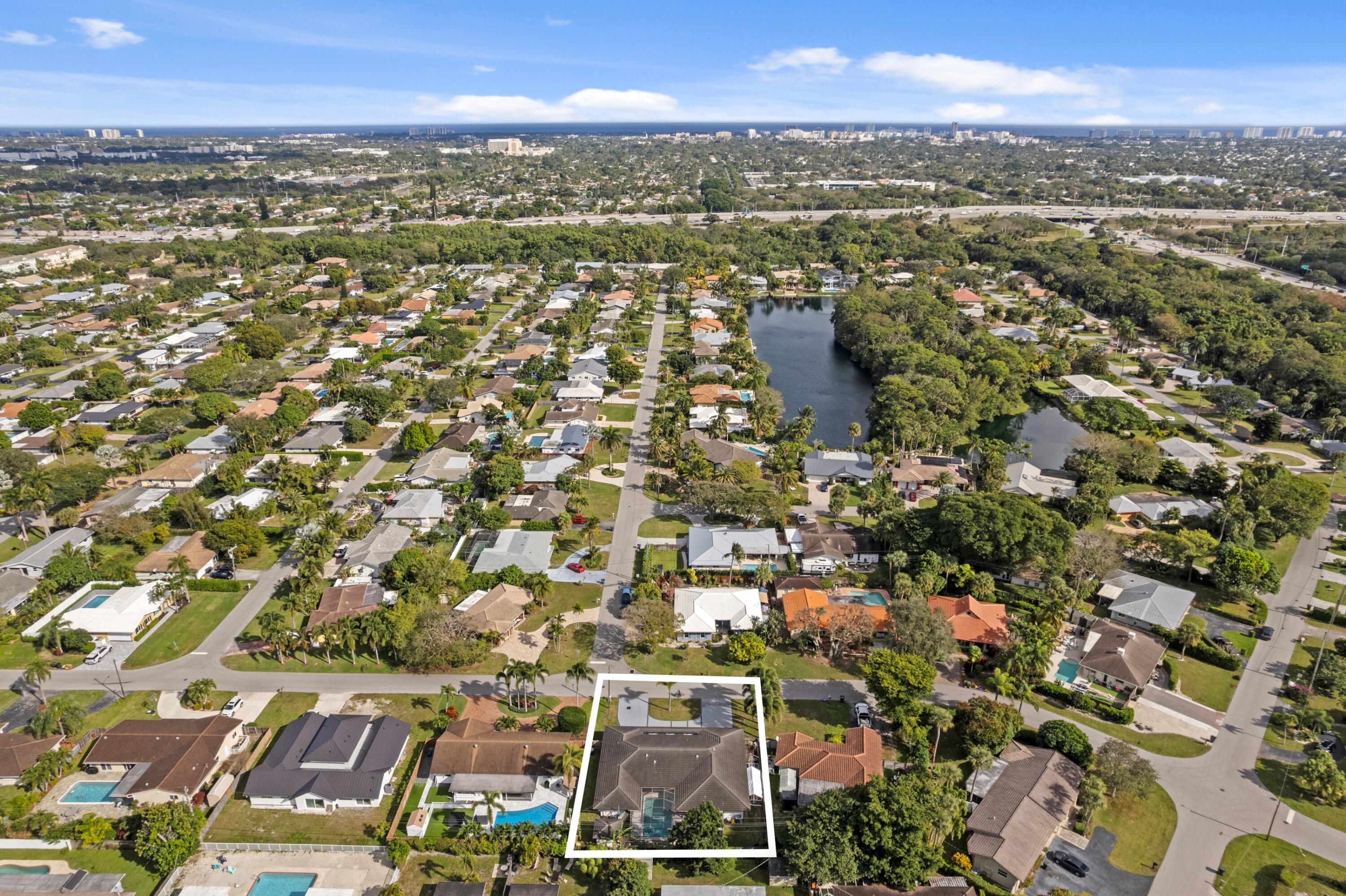 Aerial Neighborhood View