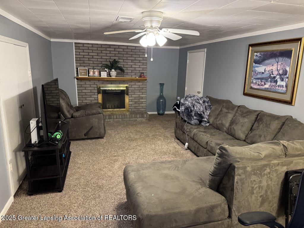 1568 Haslett Road East Lansing, MI 48823 - Photo 25 of 41 Basement Living Room
