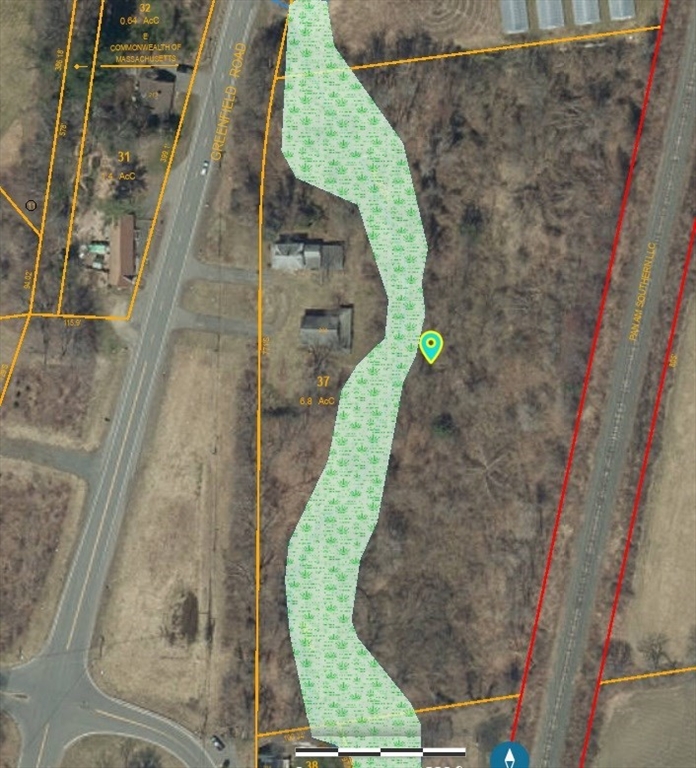 0 Greenfield Road South Deerfield, MA 01373 - Photo 2 of 4 a bird view image of a house