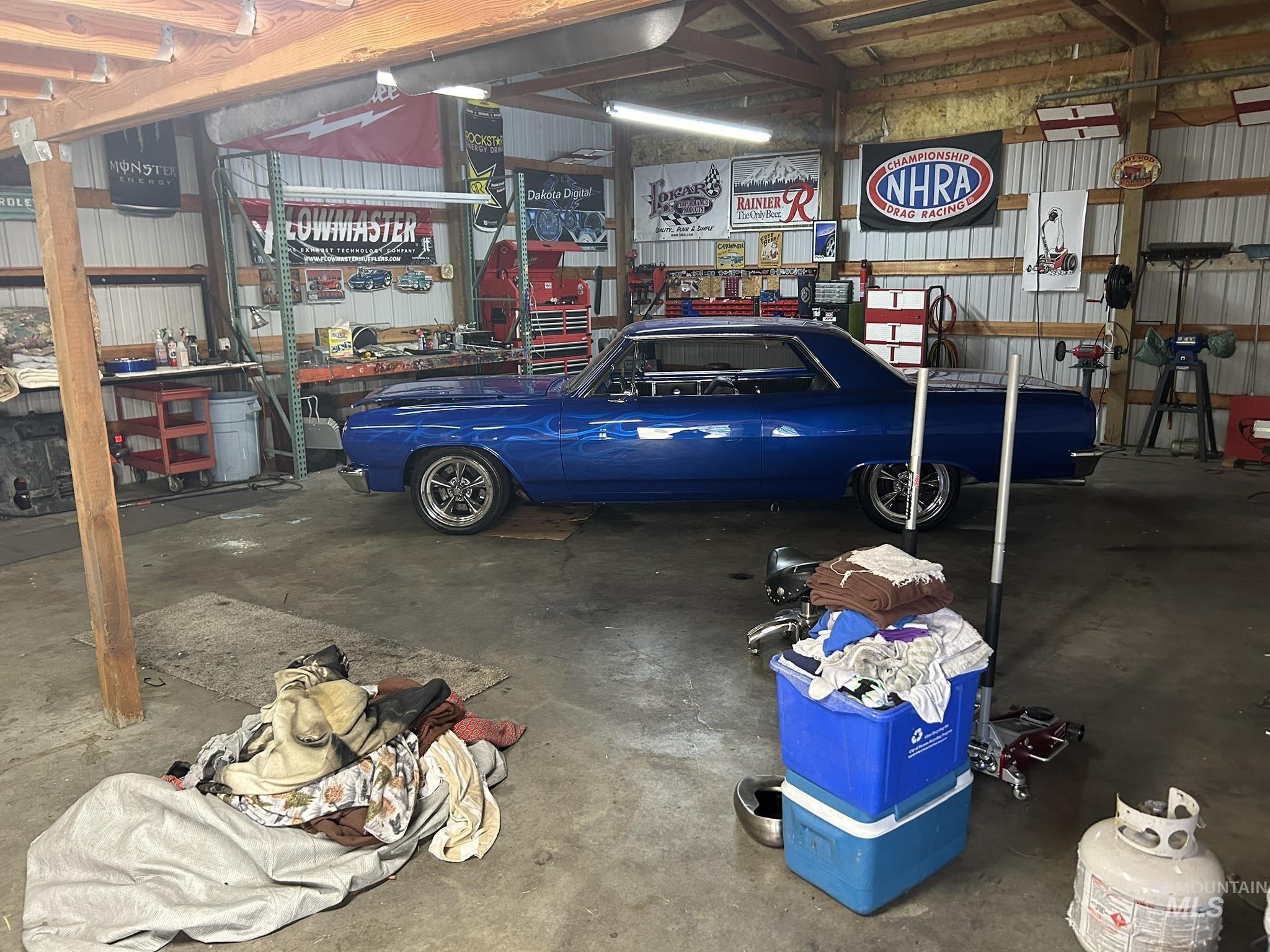 3731 16th Street Lewiston, ID 83501 - Photo 31 of 35 Garage with metal wall and a workshop area