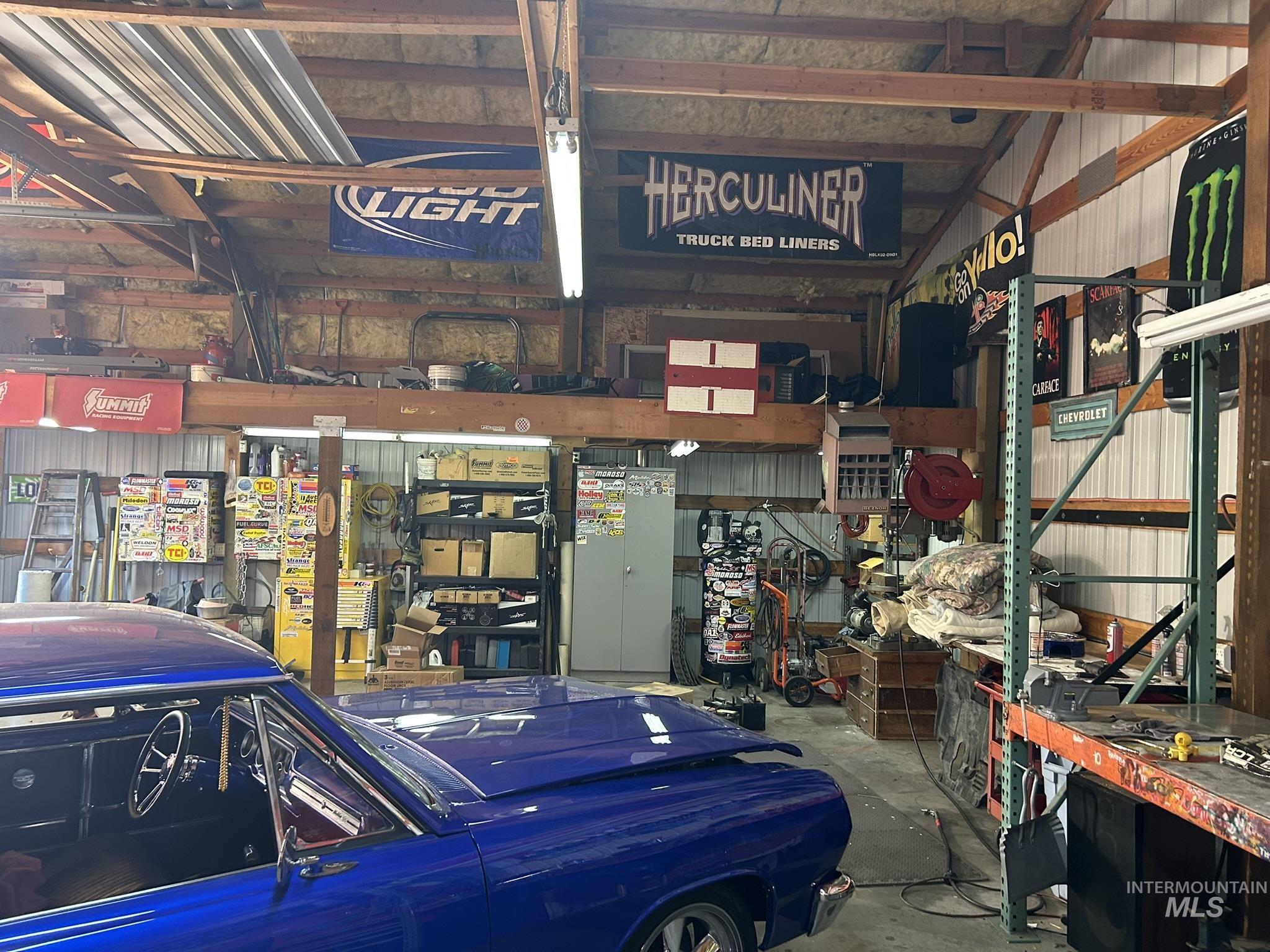 3731 16th Street Lewiston, ID 83501 - Photo 34 of 35 Garage with a workshop area and metal wall