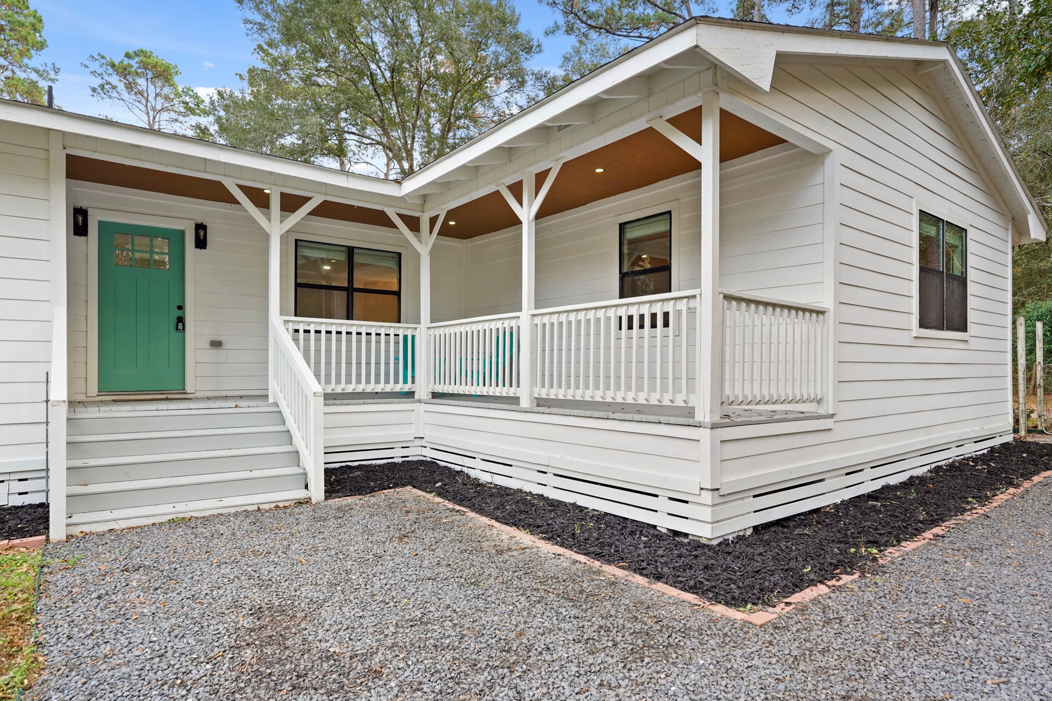 24006 Crooked Creek Road Hockley, TX 77447 - Photo 5 of 25 a front view of a house with a yard