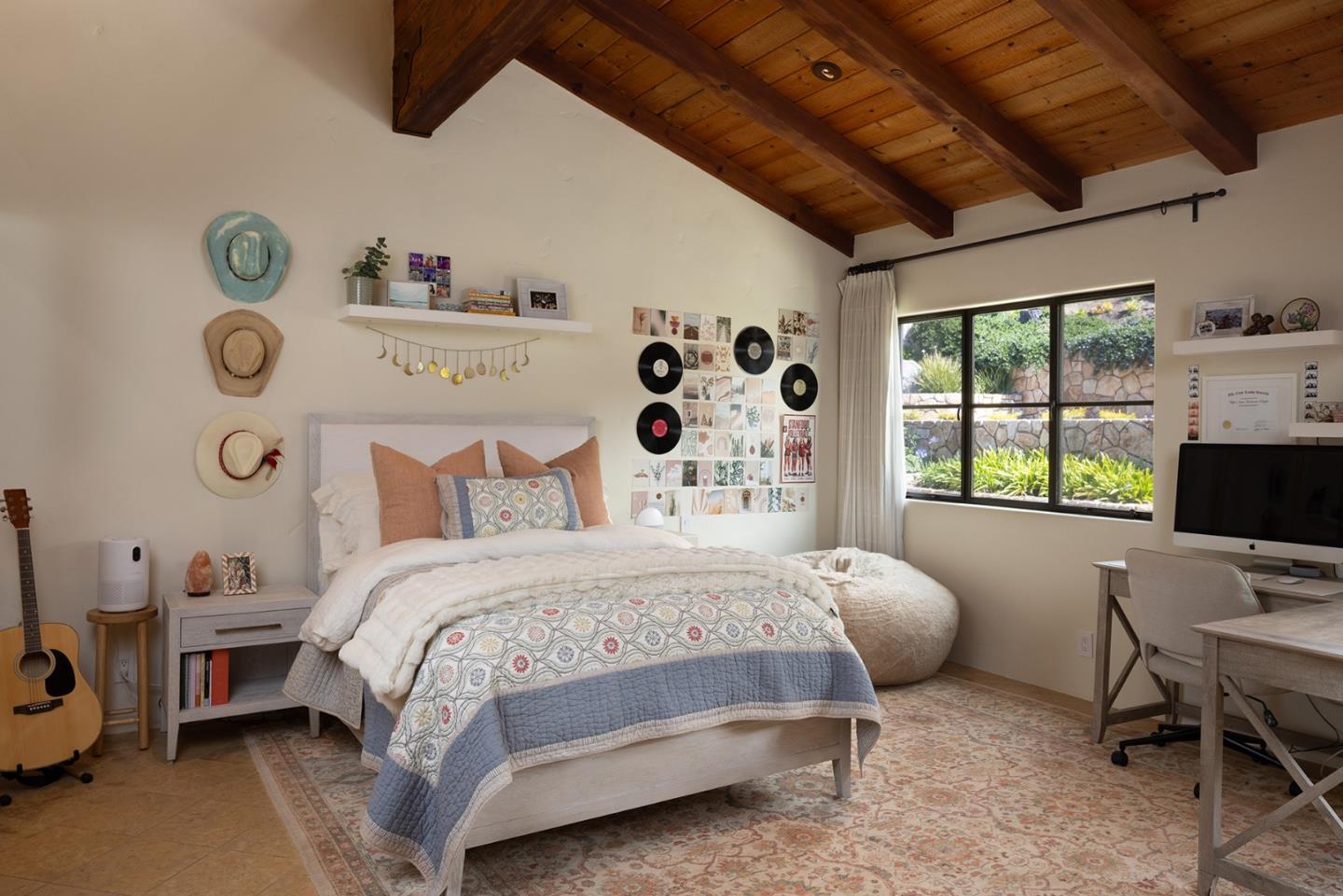 31453 Highway 1 Carmel, CA 93923 - Photo 41 of 58 a bedroom with a bed and a window