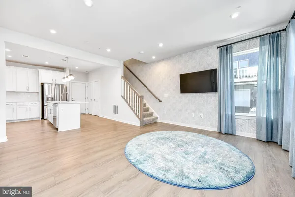 a view of a living room