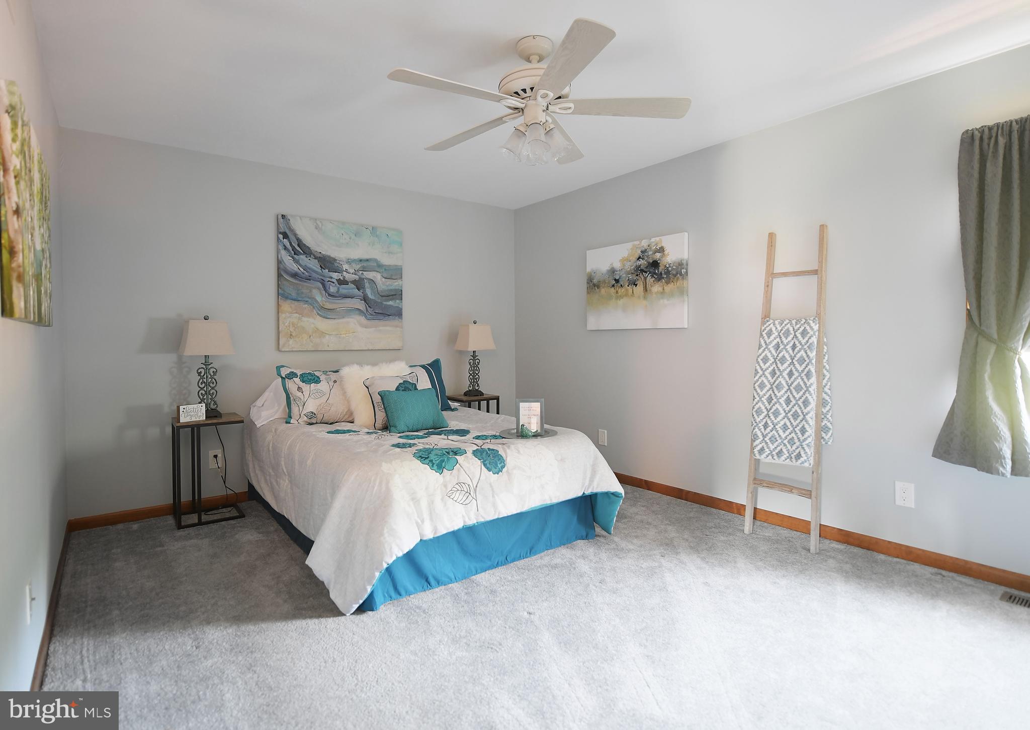1451 Oldfield Point Road Elkton, MD 21921 - Photo 21 of 51 Master bedroom with ceiling fan